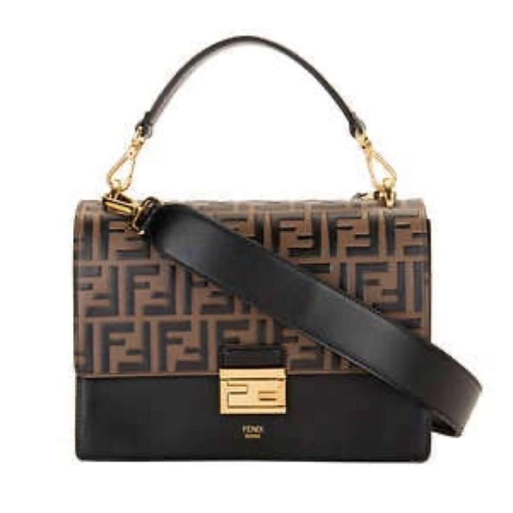 {{ SOLD }}  FENDI KAN U HANDBAG FLAP